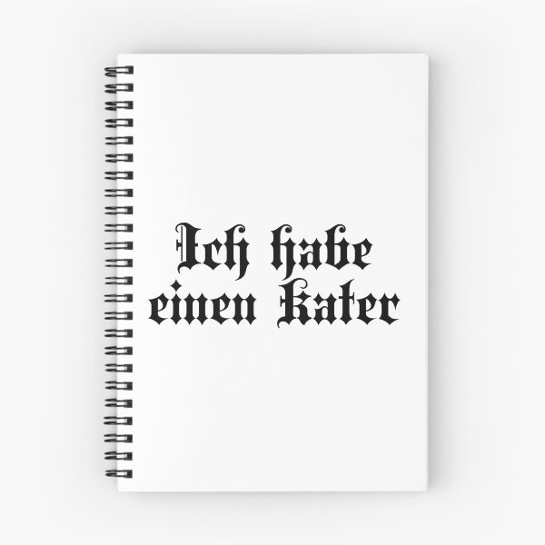 Item preview, Ich Habe Einen Kater - I Have A Hangover - German Phrases designed and sold by JourneyCreative.