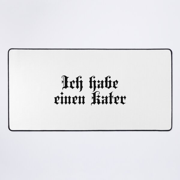 Item preview, Ich Habe Einen Kater - I Have A Hangover - German Phrases designed and sold by JourneyCreative.