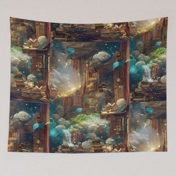 Item preview, Library of Heaven | National library week | literacy week designed and sold by PsychicLove.