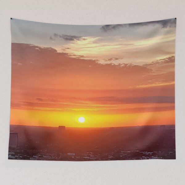 Item preview, Beautiful orange sky - sunset  designed and sold by Durgaa D.