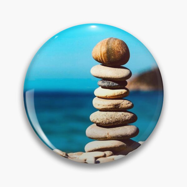 Item preview, Zen Stone and Seashell Balance designed and sold by lets-travel.