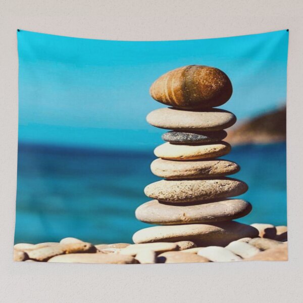 Item preview, Zen Stone and Seashell Balance designed and sold by lets-travel.