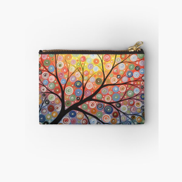 Item preview, Abstract art tree landscape painting / Dreaming of Magic designed and sold by AmyGiacomelli.
