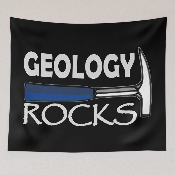 Item preview, Geologist, the job that Rocks!! (on dark background) designed and sold by Groenendijk.