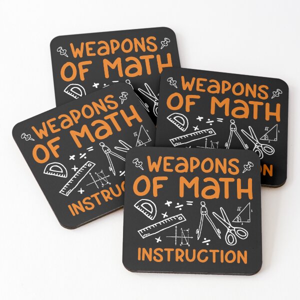 Item preview, Weapons Of Math Instruction Funny Math Quote Gift Weapons Of Math Instruction Funny Math Quote outfit designed and sold by GURYOUHOOD.