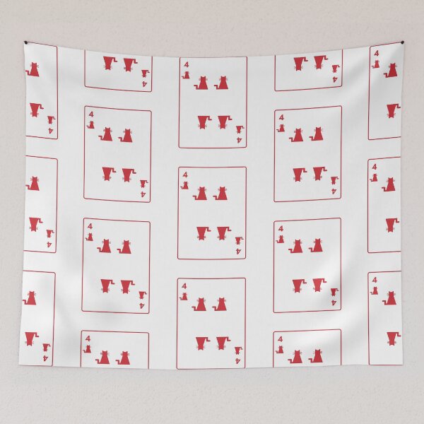 Item preview, Four of cats playing card designed and sold by Amilaz.