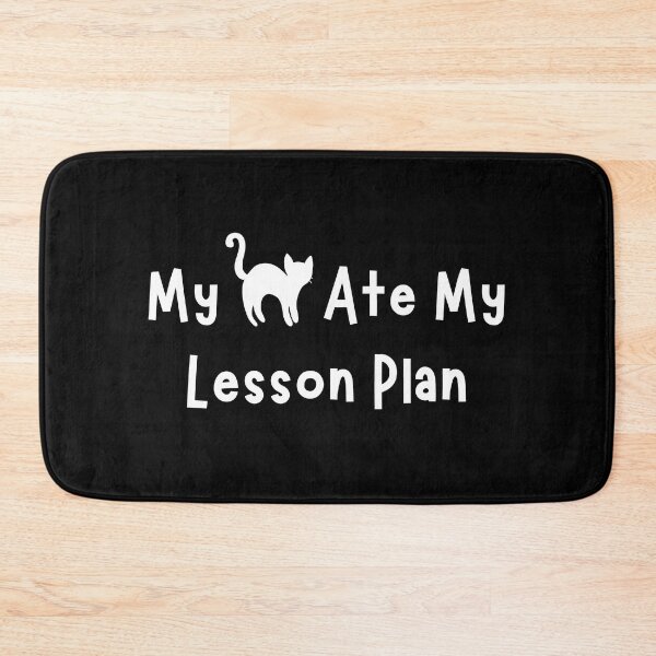Item preview, Copy of My Cat Ate My Lesson Plan designed and sold by millycute.