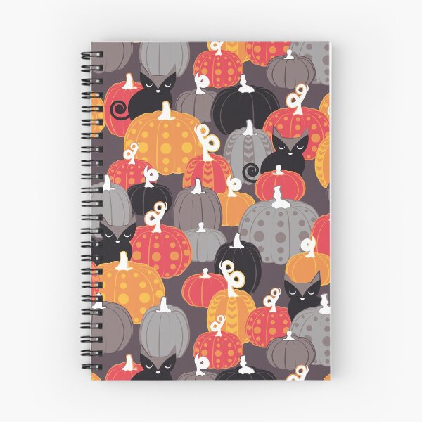 Item preview, Find the Halloween Black Cat // kitties and pumpkins designed and sold by SelmaCardoso.