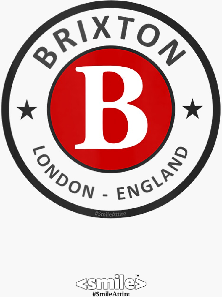 "Brixton London, England (UK) 4" Sticker for Sale by messyarithmetic