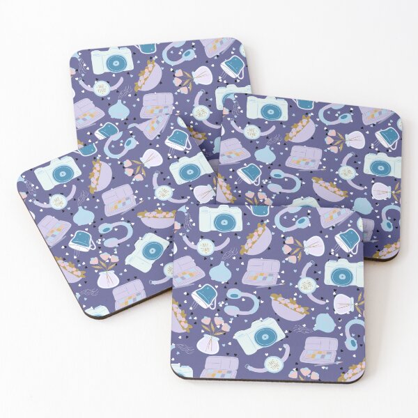 Item preview, Me Time - Relaxation Pattern Just for You (blue) designed and sold by Dorina Larsdotter.