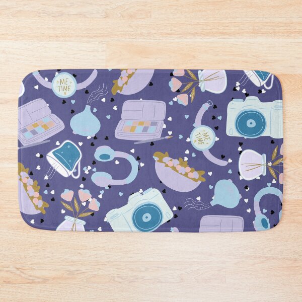 Item preview, Me Time - Relaxation Pattern Just for You (blue) designed and sold by Dorina Larsdotter.