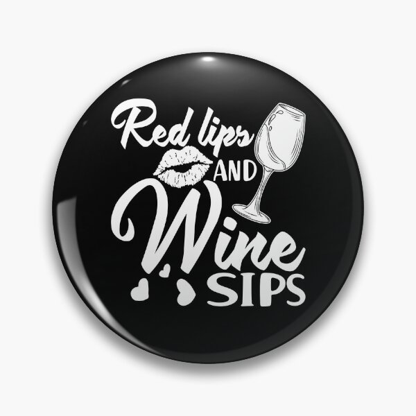 Item preview, Red Lips and Wine Sips Alcohol designed and sold by MooonTees.