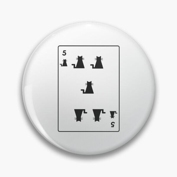 Item preview, Five of cats playing card designed and sold by Amilaz.