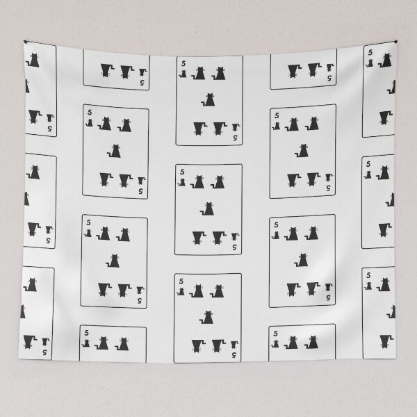 Item preview, Five of cats playing card designed and sold by Amilaz.
