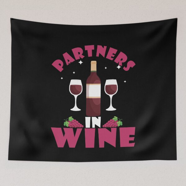 Item preview, Partners In Wine Alcohol designed and sold by MooonTees.