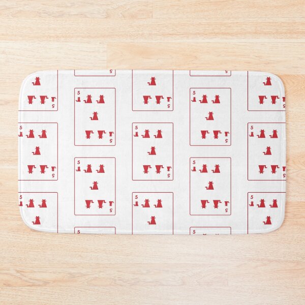 Item preview, Five of cats playing card designed and sold by Amilaz.