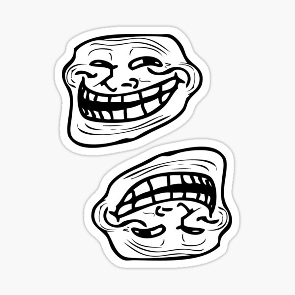 Trollface Sticker.