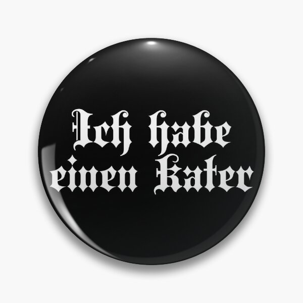 Item preview, Ich Habe Einen Kater - I Have A Hangover - German Phrases designed and sold by JourneyCreative.