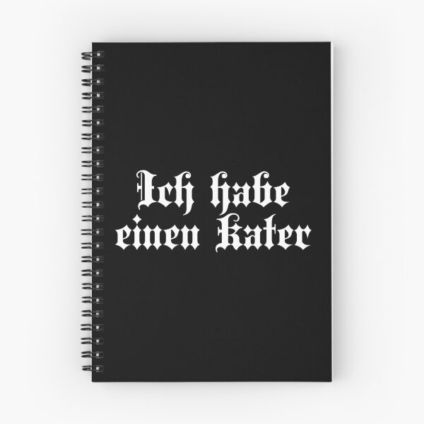 Item preview, Ich Habe Einen Kater - I Have A Hangover - German Phrases designed and sold by JourneyCreative.