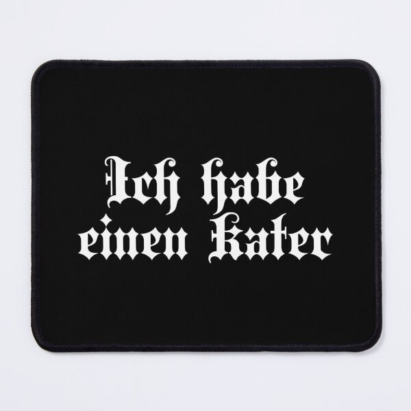 Item preview, Ich Habe Einen Kater - I Have A Hangover - German Phrases designed and sold by JourneyCreative.