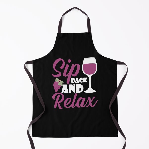 Item preview, Sip Back And Relax Wine Alcohol designed and sold by MooonTees.