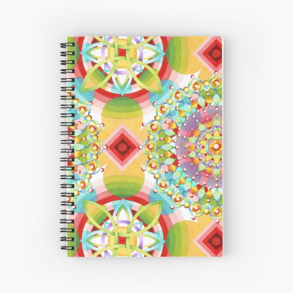 Bijoux Ombre Mandala Spiral Notebook