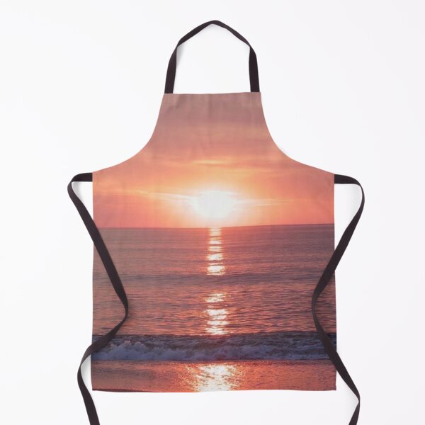 Item preview, Pink orange sunset over beach designed and sold by Durgaa D.