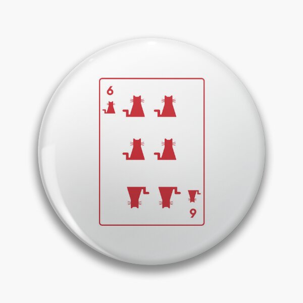 Item preview, Six of cats playing card designed and sold by Amilaz.