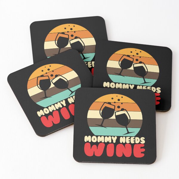 Item preview, Mommy Needs Wine Alcohol designed and sold by MooonTees.