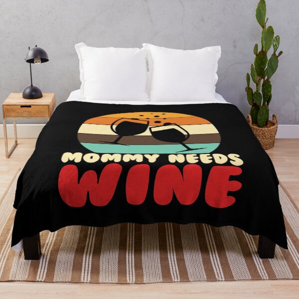 Item preview, Mommy Needs Wine Alcohol designed and sold by MooonTees.
