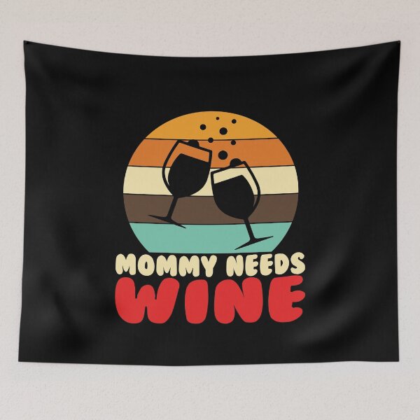 Item preview, Mommy Needs Wine Alcohol designed and sold by MooonTees.