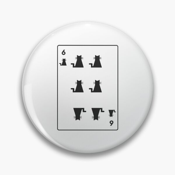 Item preview, Six of cats playing card designed and sold by Amilaz.
