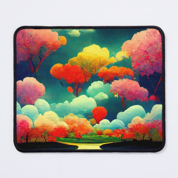 Item preview, Colorful mountainrange Dreamscape designed and sold by PeanutArtCorner.
