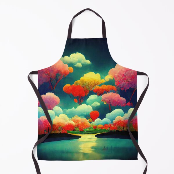 Item preview, Colorful mountainrange Dreamscape designed and sold by PeanutArtCorner.