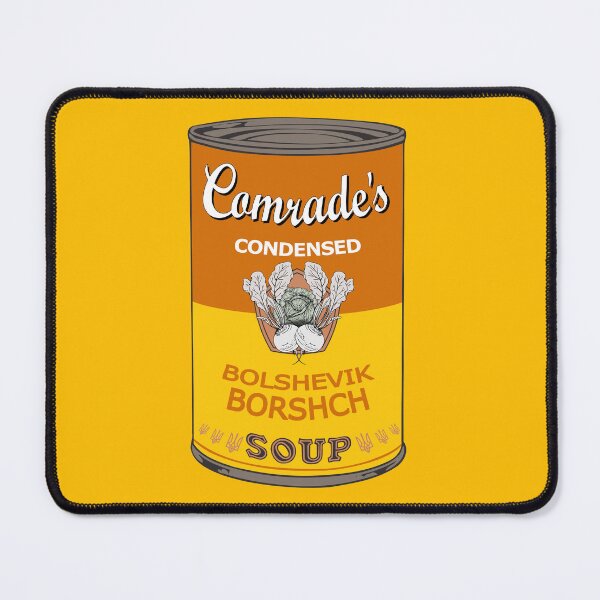 Item preview, Soviet Andy Warhol soups - Comrade Pop Art - Bolshevik Borshch (with background) designed and sold by Groenendijk.