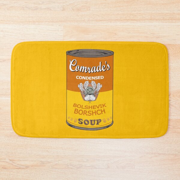 Item preview, Soviet Andy Warhol soups - Comrade Pop Art - Bolshevik Borshch (with background) designed and sold by Groenendijk.