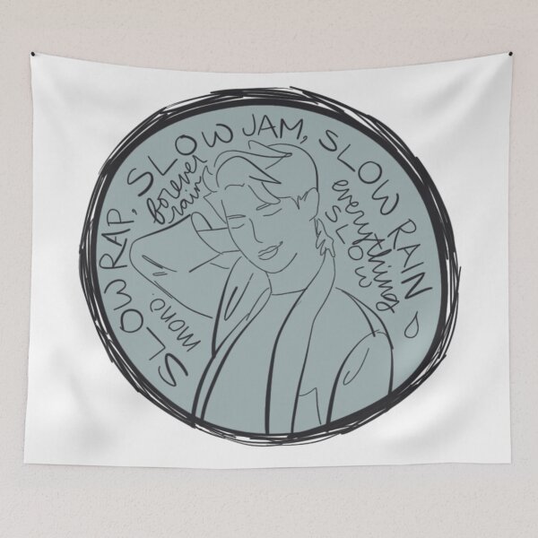 Item preview, RM BTS forever rain mono Slow Rap designed and sold by andthewhy.