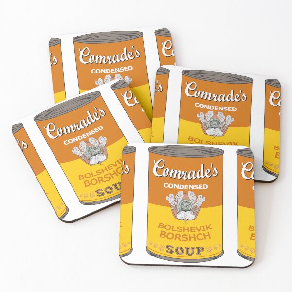 Item preview, Soviet Andy Warhol soups - Comrade Pop Art - Bolshevik Borshch designed and sold by Groenendijk.
