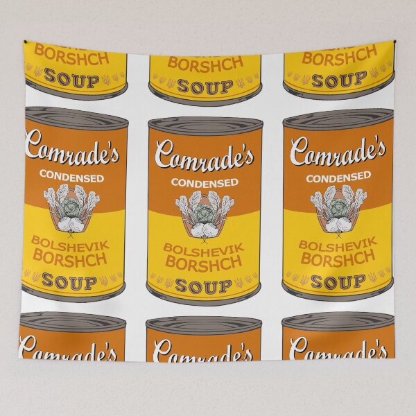 Item preview, Soviet Andy Warhol soups - Comrade Pop Art - Bolshevik Borshch designed and sold by Groenendijk.