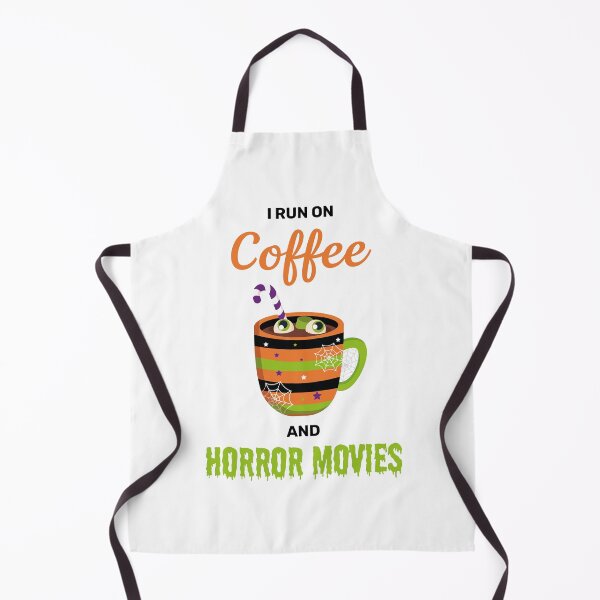 Item preview, I run on coffee and horror movies funny creepy halloween cute designed and sold by absolutdesign.