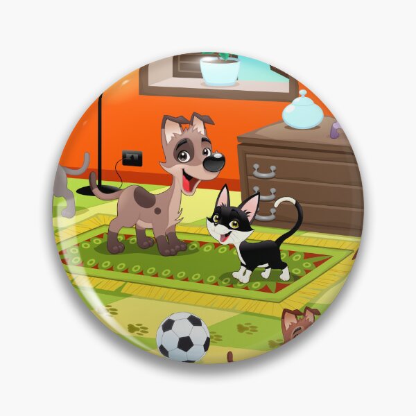 Artikelvorschau, Katzen und Hunde, die zu Hause spielen entworfen und verkauft von Tony Yustein.