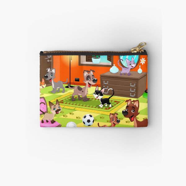 Item preview, Cats and Dogs Playing at Home designed and sold by Tony Yustein.