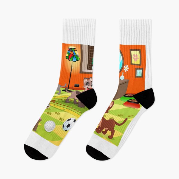Item preview, Cats and Dogs Playing at Home designed and sold by Tony Yustein.