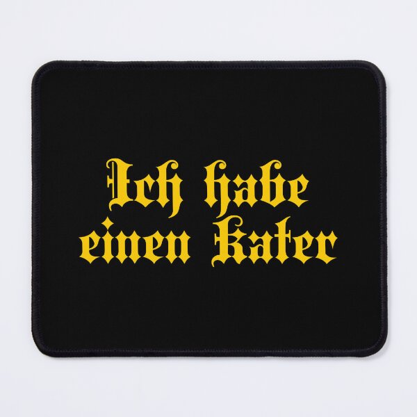 Item preview, Ich Habe Einen Kater - I Have A Hangover - German Phrases designed and sold by JourneyCreative.