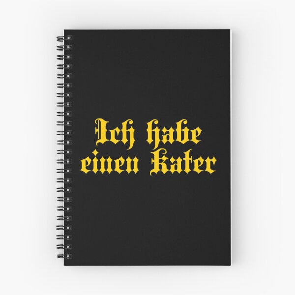 Item preview, Ich Habe Einen Kater - I Have A Hangover - German Phrases designed and sold by JourneyCreative.