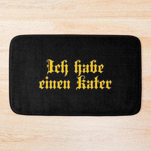 Item preview, Ich Habe Einen Kater - I Have A Hangover - German Phrases designed and sold by JourneyCreative.
