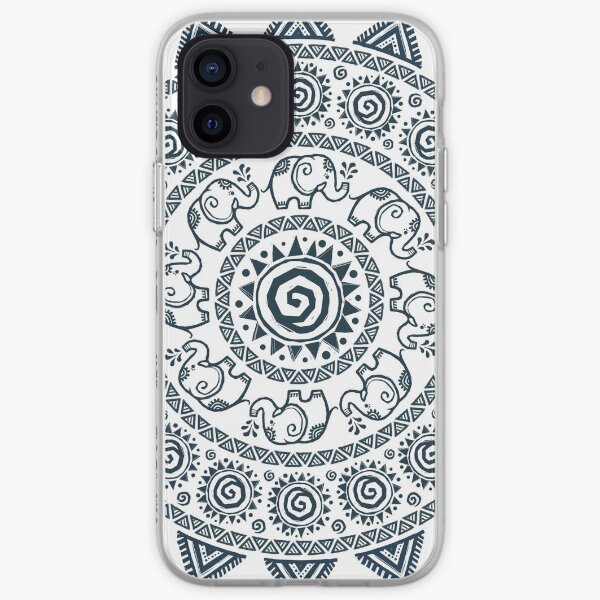 Ethno Elefanten Mandala iPhone Flexible Hülle