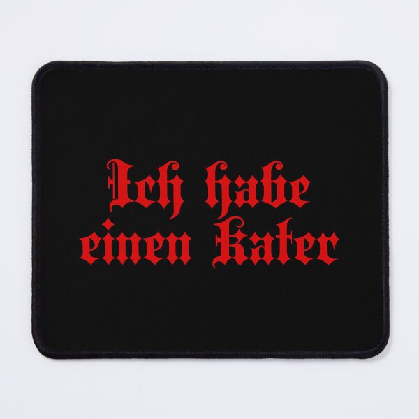 Item preview, Ich Habe Einen Kater - I Have A Hangover - German Phrases designed and sold by JourneyCreative.