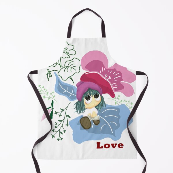 Item preview, Little girl in flower full of love designed and sold by soryilustracion.