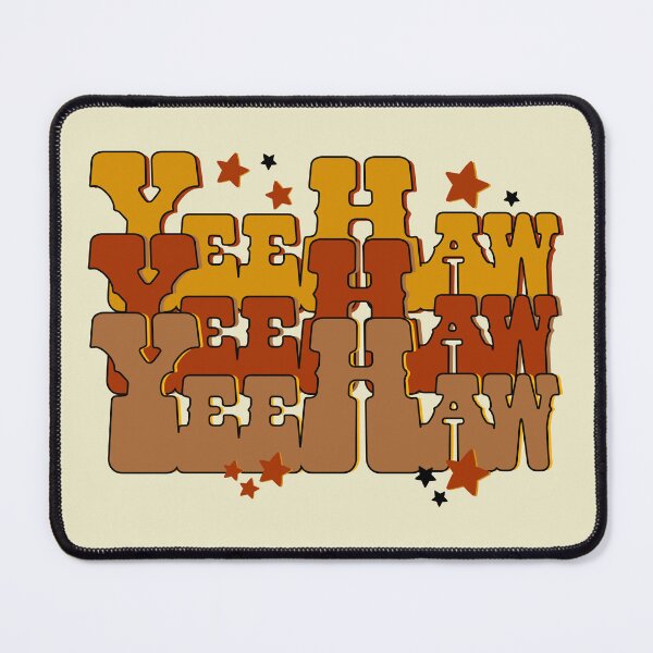 Item preview, YeeHaw - Cowgirl Style Retro Design Western Colors designed and sold by handsoftime2020.